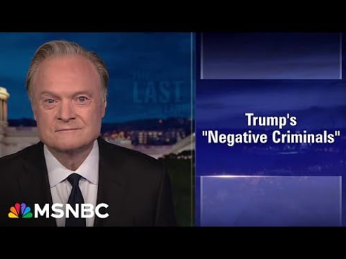 Lawrence: Donald Trump is now America's biggest loser in the history of presidents' first 100 days