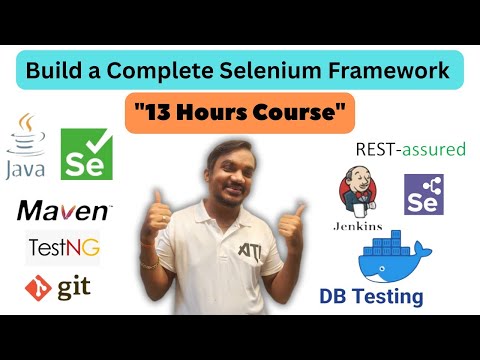Build a Complete Selenium Java Framework (13 Hrs) | Jenkins, Docker, CI/CD & API Testing