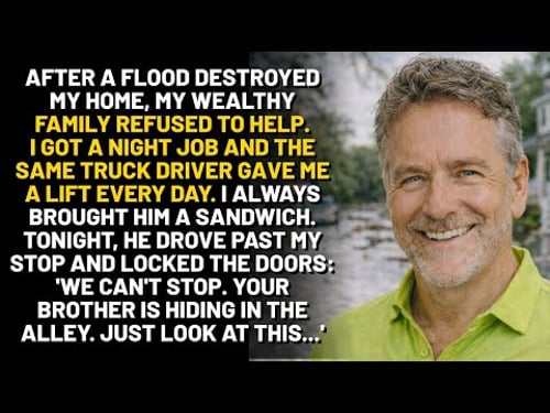 "Don't Get Out!" The Truck Driver Locked The Doors. He Saw Who Was Waiting For Me…