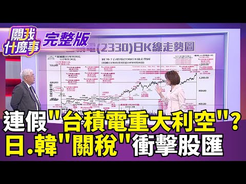 連假"台積電重大利空"? 日.韓"關稅"衝擊股匯 |【關我什麼事 完整版】陳斐娟 主持|20250929 關我什麼事