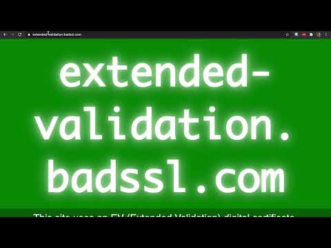 TLS Certificates Types - Extended Validation Certificate vs Domain Validated Certificate