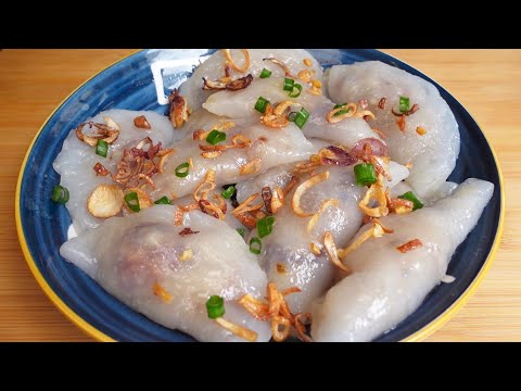 古早味菜粿的做法,晶莹剔透,口感非常好,味道十足的内馅,吃了一口接一口完全停不下来Ancient Chai Kuih is crystal clear, tastes very good