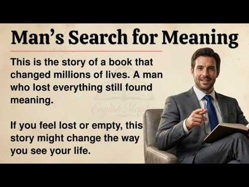 Manβs Search for Meaning | Book Summary | Learn English Through a Powerful Story