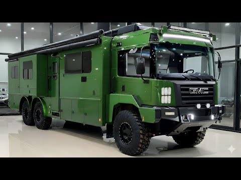 2026 GMC 6Γ6 Armored Camper | Ultimate Off-Road Luxury Fortress for Forest & Desert Adventures