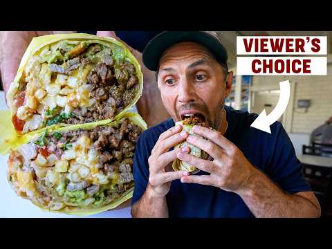 I Tried YOUR Favorite California Burritos in San Diego 🌯