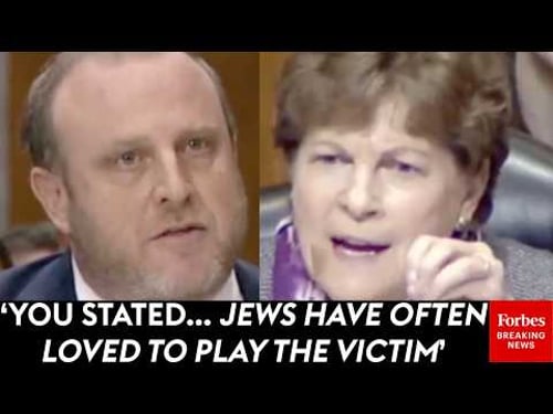 MUST WATCH: Shaheen Confronts Top Trump State Department Nom Over Past Antisemitic Comments