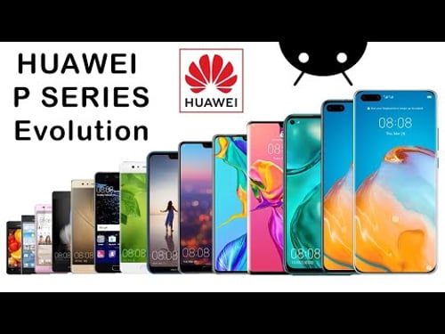 Evolution of Huawei P Series