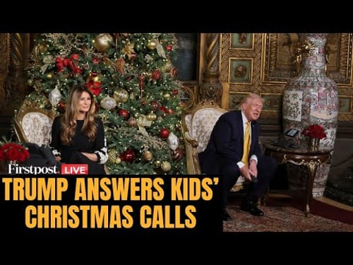 LIVE: Trump Participates in NORAD Santa Calls | Christmas | Trump on Christmas Eve | N18G