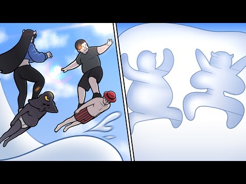 눈썰매 타는법도 정상이 아닌 계모임ㅋㅋㅋ