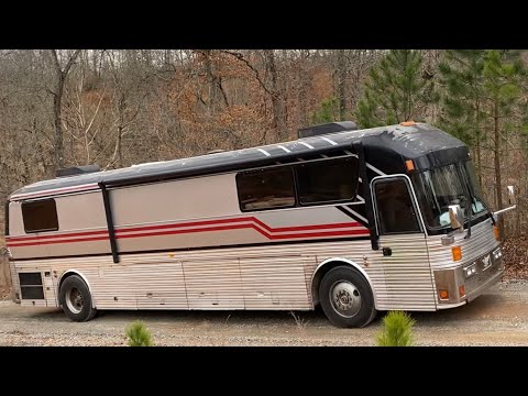 Eagle bus brought back safely to the highway 8 days of repairs with a happy ending