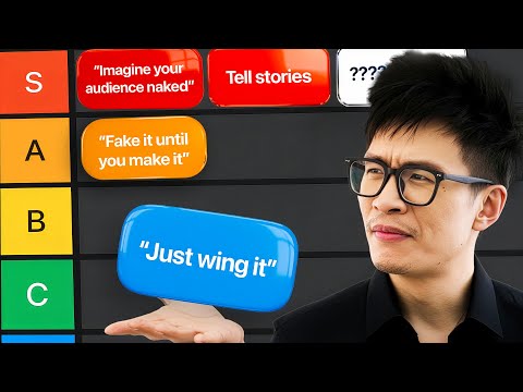 The Best (AND Worst) Public Speaking Advice RANKED!