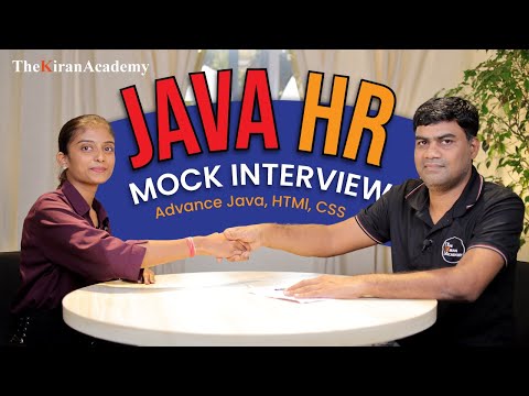 JAVA Interview Questions | HR Mock Interview | Advance Java, HTMl, Inheritance | Kiran Sir