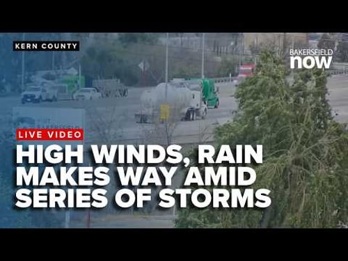 High winds, rain makes way into Kern County amid winter storms