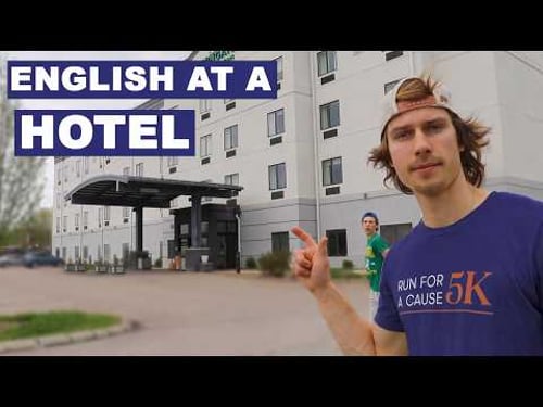 Learn ENGLISH Naturally at a HOTEL! (Comprehensible Input)