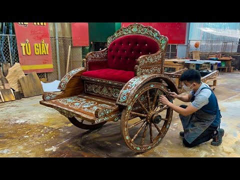SHOCKING CRAFTSMANSHIP ! A Young Carpenter Designs and Hand-Builds a Unique 1930s Vintage Wagon