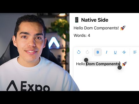 How to implement a Rich Text Editor using DOM Components