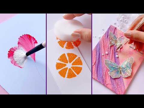 11 COOL ART IDEAS || Painting hacks for BEGINNERS || easy art tips || painting techniques