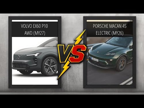 Volvo EX60 P10 (MY27) vs Porsche Macan 4S Electric (MY26) | Which EV Wins? ⚡️