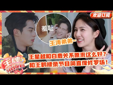 当王鹤棣和王星越相遇 才知道对方和白鹿这么熟?白鹿“大喇叭”把王星越原名搞得人尽皆知~ | 王牌情报官