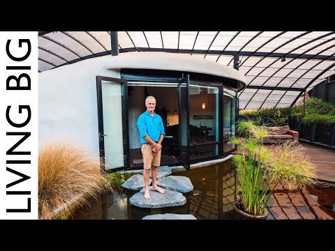 This Stunning Small Strawbale Home Looks Like It Was Carved From Stone