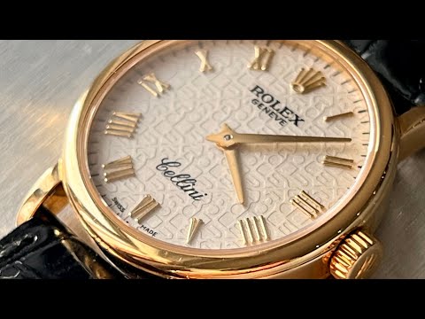THE INSIDE OF THIS ROLEX WILL SHOCK YOU - restoration solid gold Rolex Cellini