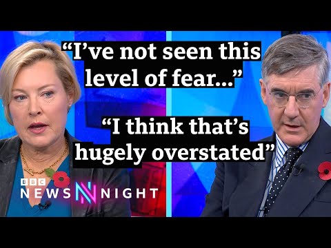 Jacob Rees-Mogg and Gillian Tett clash over Trump, the media and the BBC