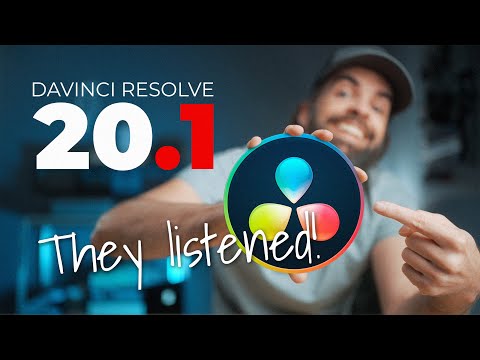 THEY ACTUALLY LISTENED! What's NEW in DaVinci Resolve 20.1?