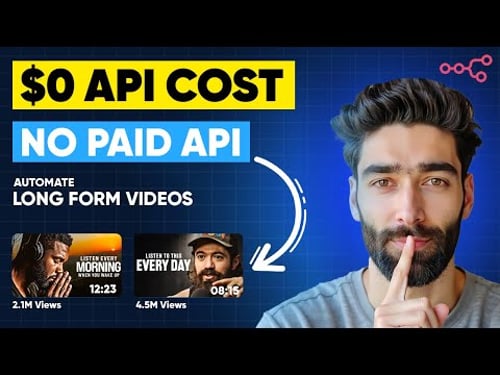 How I Made Viral AI Long Form Videos with $0 — No Paid APIs (n8n Tutorial)
