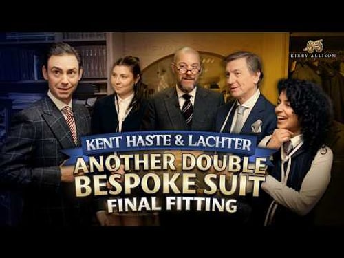 Walking on Water: Delivery of the Double-Breasted Double Bespoke Commission at Kent Haste & Lachter