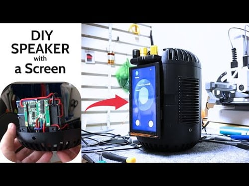 I've been trying to build a Smart Speaker with a screen on it