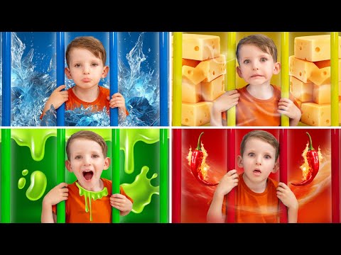 Escape from the Color Prison! Phone Jail & Slime Challenge Fun | Kids Adventure