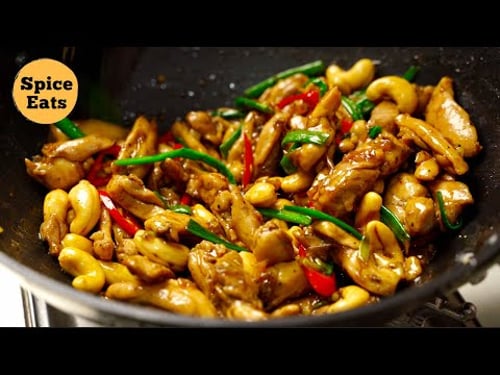 TAKEOUT STYLE CASHEW CHICKEN | THAI CASHEW CHICKEN STIR FRY | CASHEW CHICKEN RECIPE