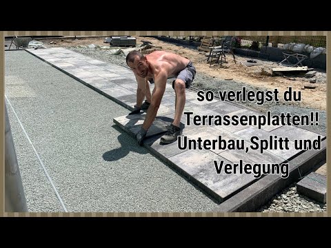 #So verlegst du Terrassenplatten 5cm auf Splitt# Schritt für Schritt erklärt