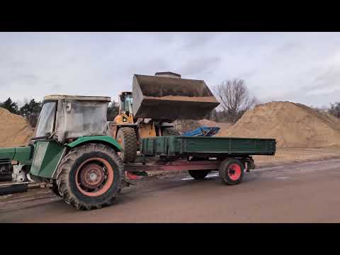 Sand holen mit dem Deutz 5506 S