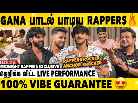 Midnight Rappers Unreleased Songs 😎 100% வெறித்தனமான VIBE 😍 | Vaaheesan Rasaiya & Advik Exclusive