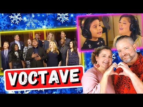 First Time Reaction to "Oh Come All Ye Faithful" and "Where are you Christmas" by Voctave