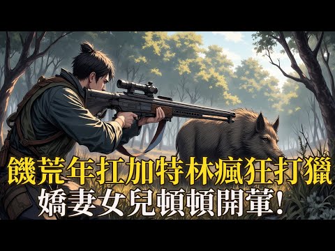 扛加特林瘋狂打獵!嬌妻女兒頓頓開葷!前世眼瞎信謠言,家暴孕妻許婉清、餓死三歲女兒阿念,鄭凡帶著終生悔恨重生回到悲劇前一天!這次不僅有逆天軍火庫加持,還有熱成像夜視儀、無數弩箭槍械,饑荒年直接開掛逆襲!