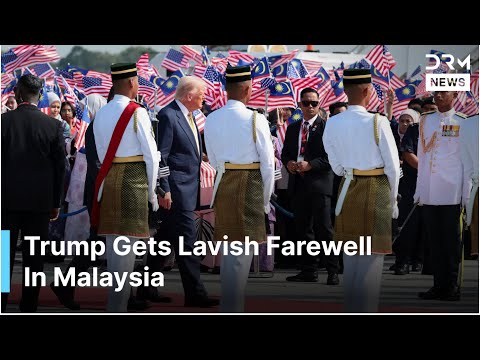 GRAND DEPARTURE: President Trump’s Showstopping Exit From Malaysia — Full Pomp & Celebration! | AC1G