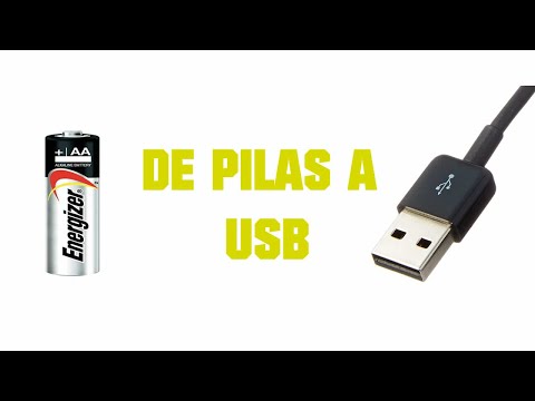 Convertir un aparato o dispositivo de pilas a USB
