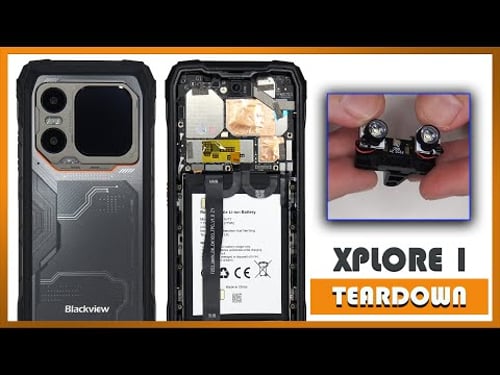 Blackview Xplore 1 Night Vision Teardown Disassembly Phone Repair Video Review
