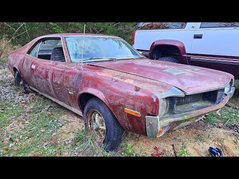 Rotting AMC Javelin Sitting for 25 years Will It Run? - NNKH