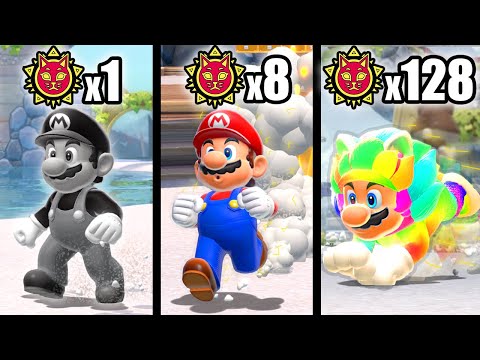 Bowser’s Fury but every Shine makes Mario FASTER...