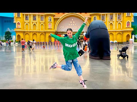 Мама на АТТРАКЦИОНАХ только ПРИКОЛЫ