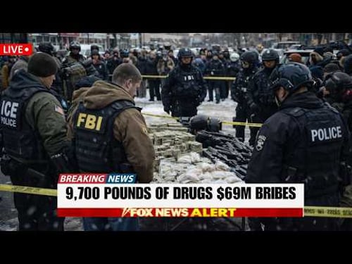1 MIN AGO: FBI & ICE STORM Minneapolis — 9,700 Pounds of Drugs, $69M Bribes & Visa Fraud EXPOSED