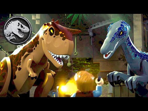 Mittendrin feststecken! Dino-Rauferei! | LEGO JURASSIC WORLD: DIE LEGENDE DER INSEL NUBLAR