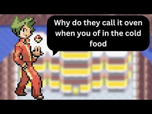 Battle Frontier Trainers say some deranged stuff