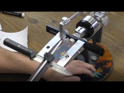 Линзовидная заточка на К03 ПРО. Финиш. Заточка на Профиль К03 Pro.