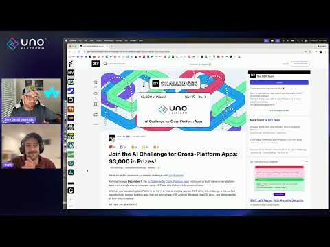 DEV Challenge: Successful Cross-Platform .NET apps with Uno Platform & AI!