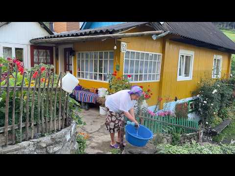 80-Year-Old Grandparents Living the Old Way π‘ | Cutting Hay, Cooking & Mountain Love β€οΈ