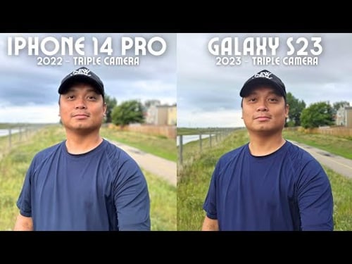 iPhone 14 Pro vs Galaxy S23 camera comparison! HEAVYWEIGHT BATTLE! 🔥